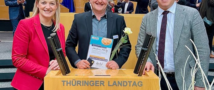 Auszeichnung für Ehrenamtliche aus dem Landkreis Sonneberg