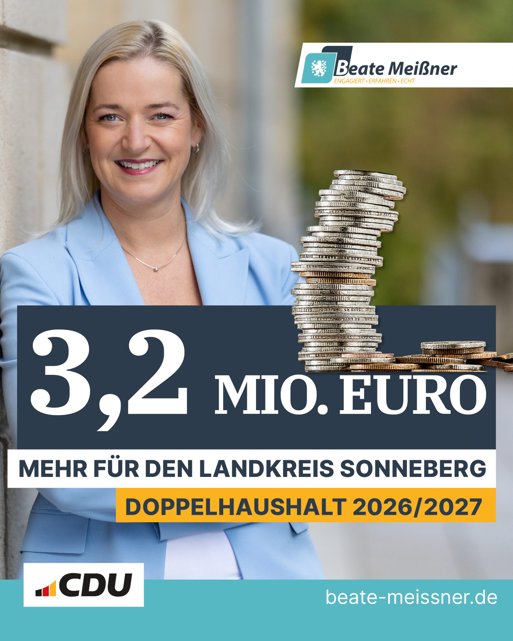 CDU-Landtagsfraktion stärkt Landkreis Sonneberg 3,2 Mio. Euro