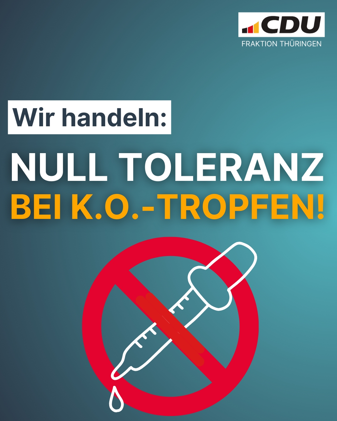 CDU setzt auf Sicherheit und konsequentes Handeln