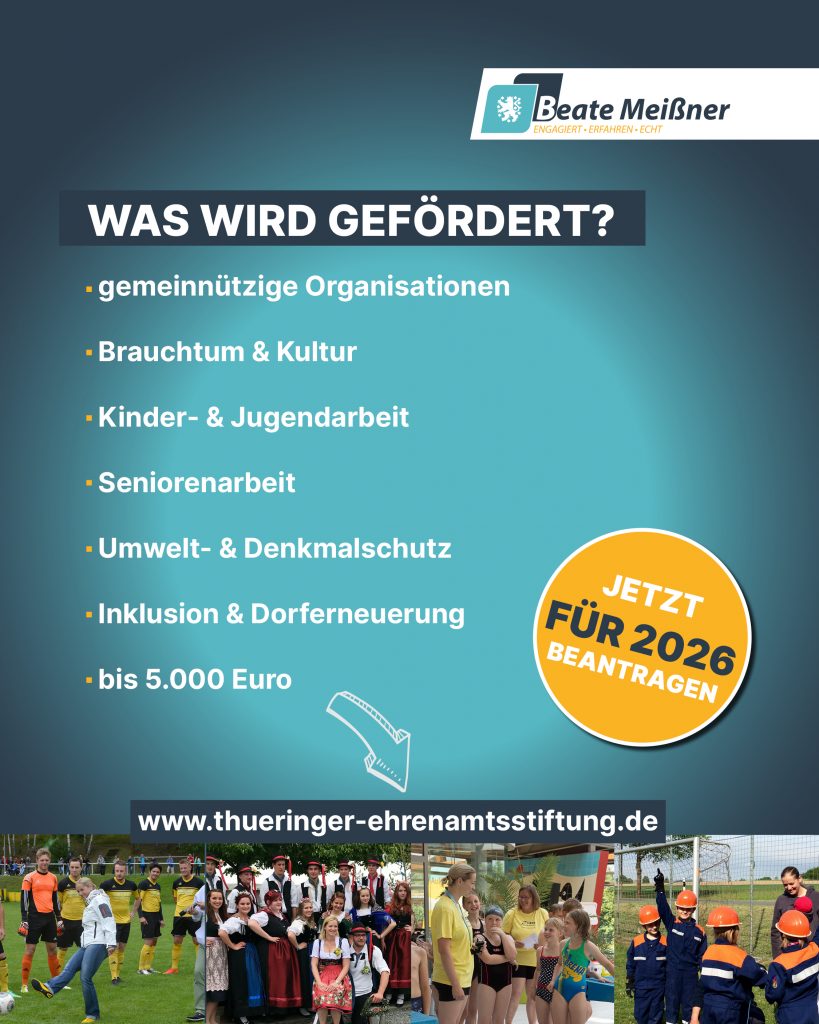 Ehrenamtliche Förderung Aktiv vor Ort - Beate Meißner